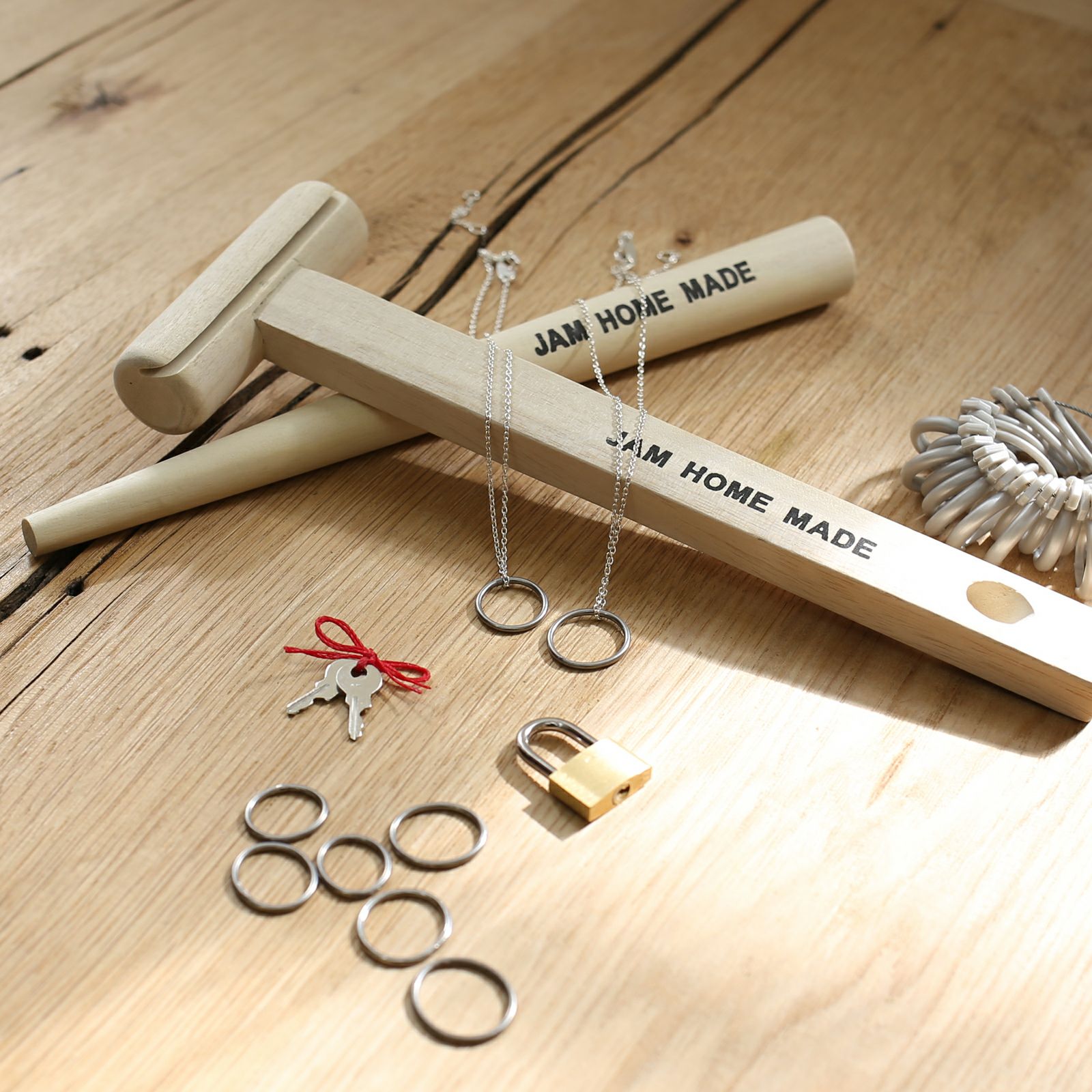 JGRI025)名もなき指輪キット ネックレスセット/ペアリング・ペア