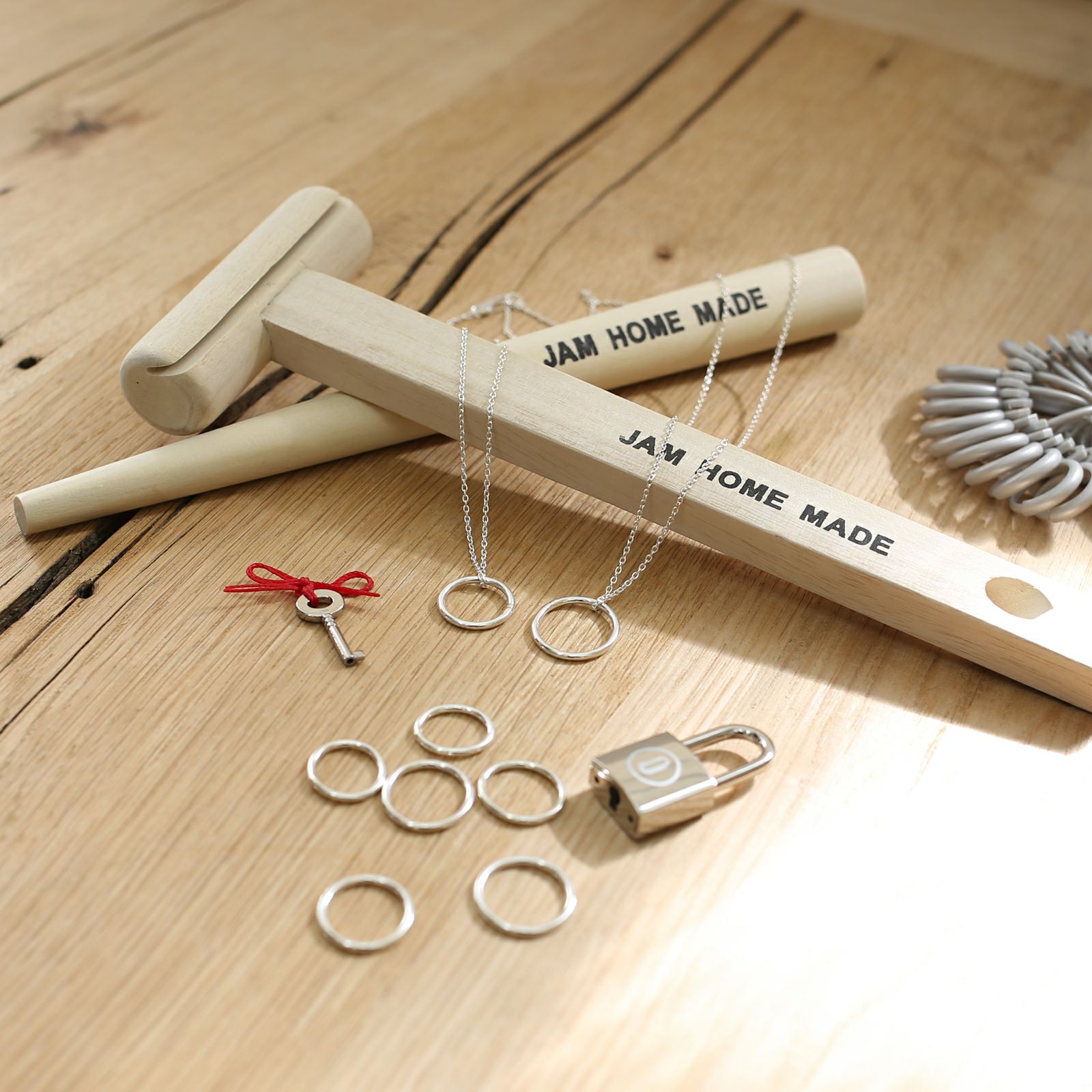 JGRI025)名もなき指輪キット ネックレスセット/ペアリング・ペア