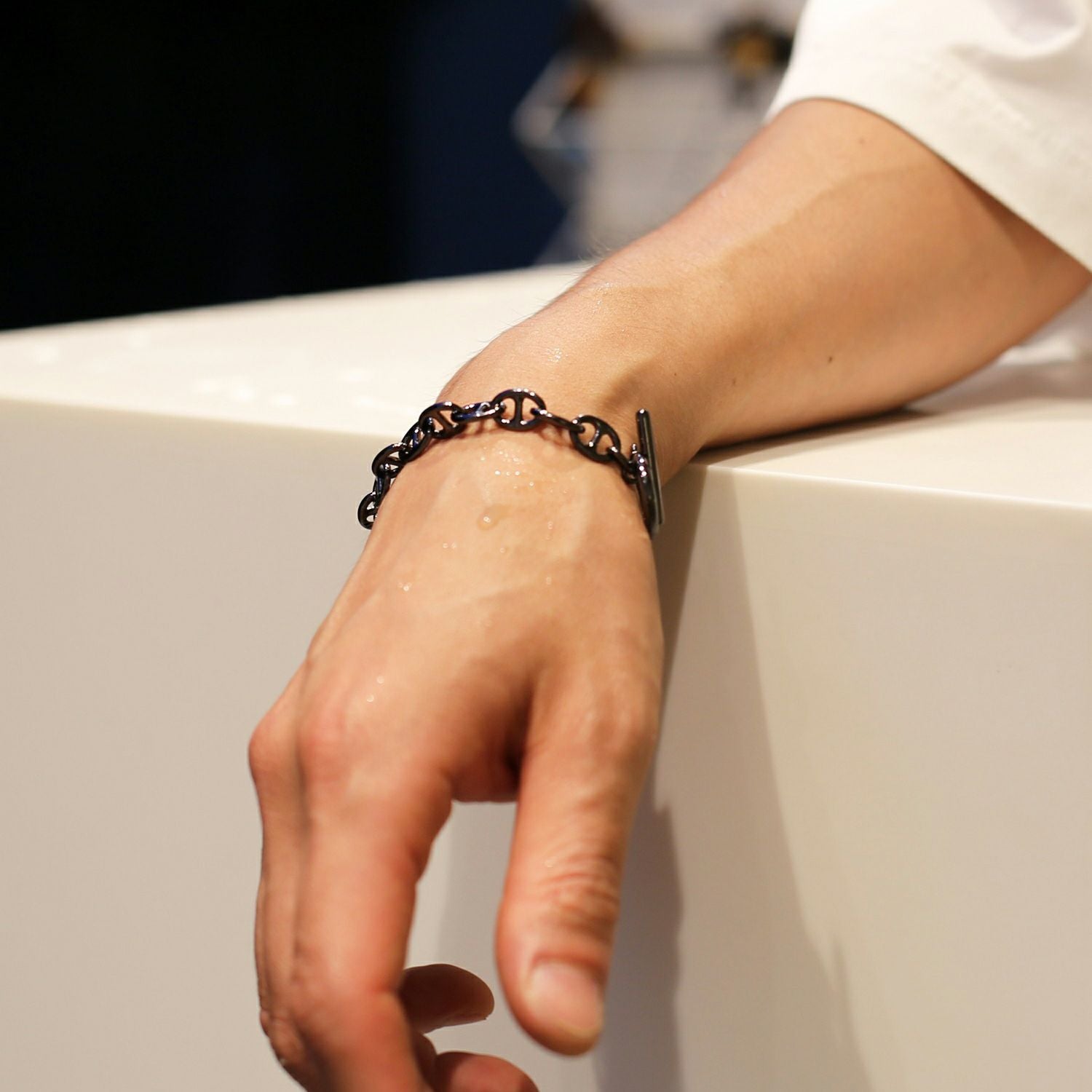 JNS1207)M1 マリンチェーン ブレスレット (太)｜アクセサリー通販の