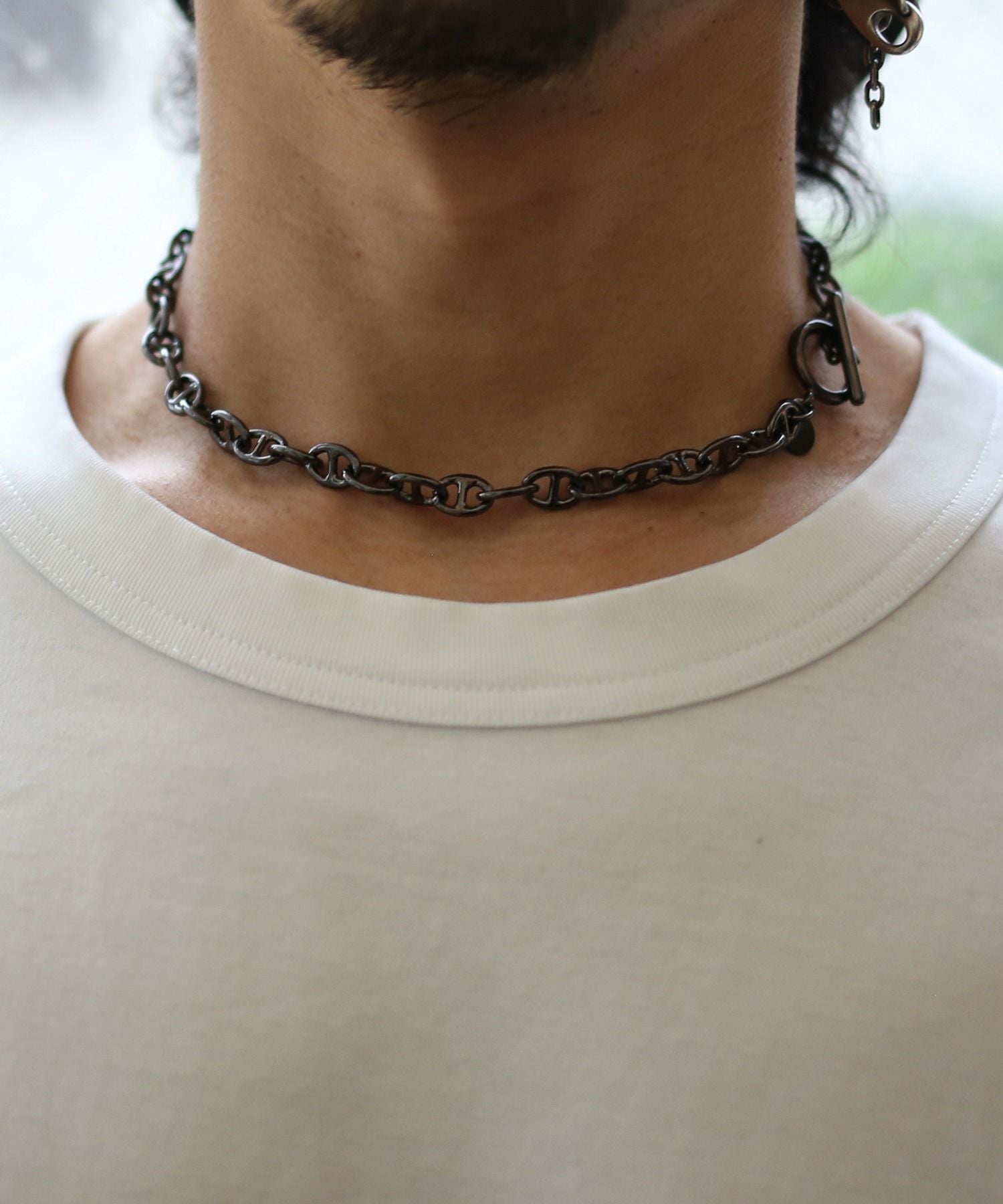 JNS1206)M1 マリンチェーン ネックレス 43cm (太)｜アクセサリー通販の