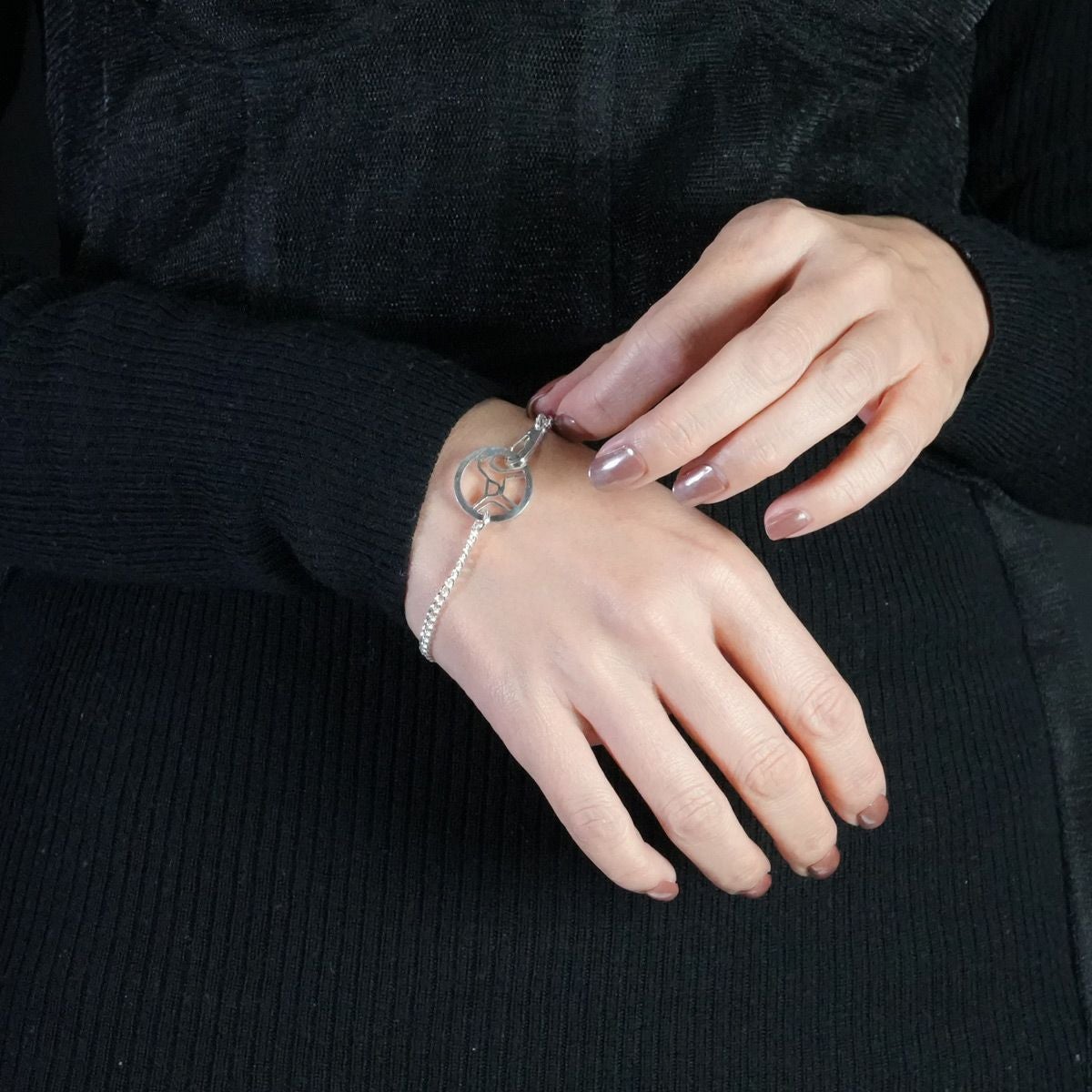 JNS1331)午（馬） マガタマ チェーンブレスレット - The Zodiac sign