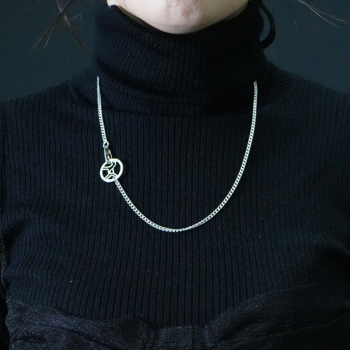 JNS1330)午（馬） マガタマ チェーンネックレス - The Zodiac sign for