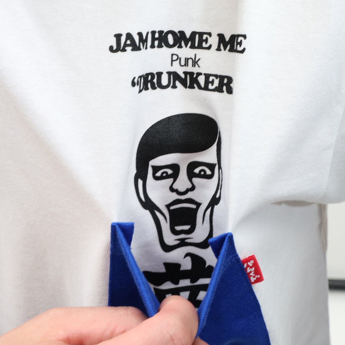 JPDWR09WH）パンクドランカーズ/PUNK DRUNKERS あいつポケット Tシャツ