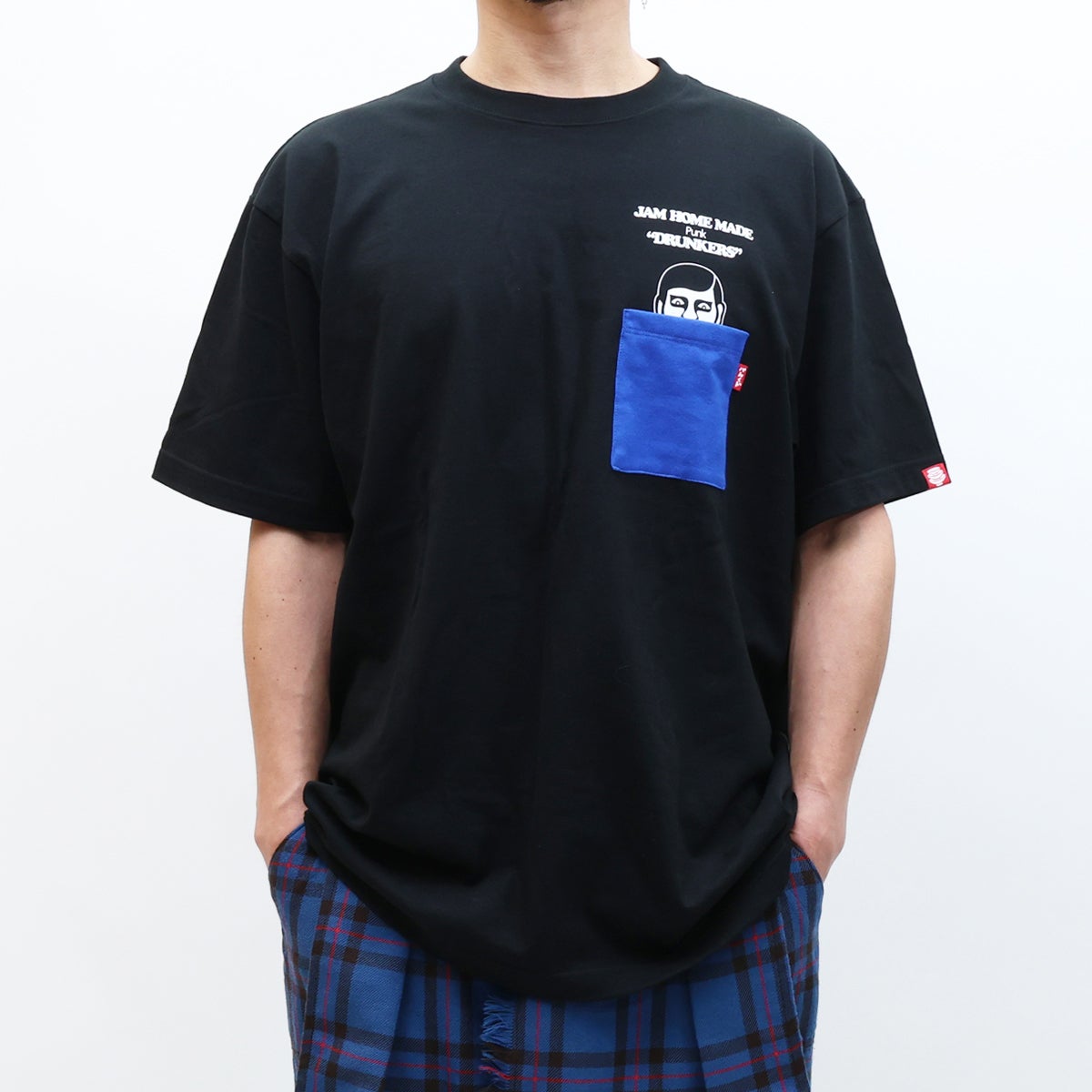 JPDWR09BK）パンクドランカーズ/PUNK DRUNKERS あいつポケット Tシャツ