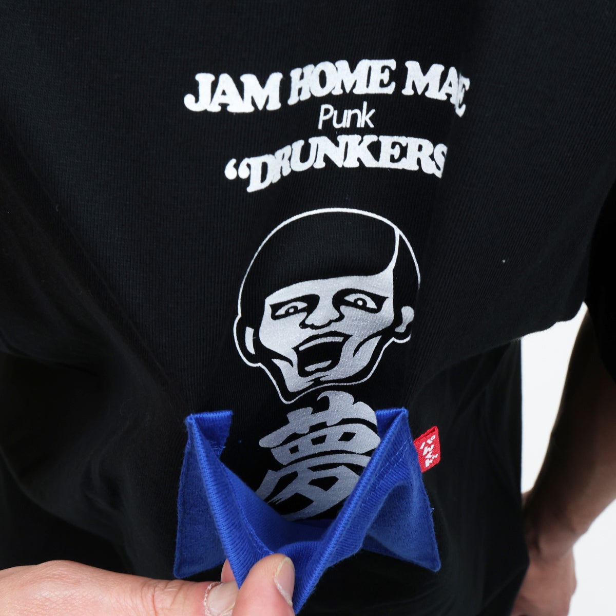 JPDWR09BK）パンクドランカーズ/PUNK DRUNKERS あいつポケット Tシャツ